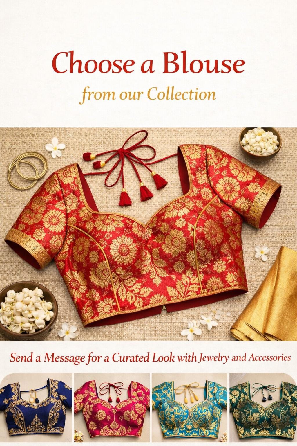 Light Gold Tissue Silk Saree with Zari Border | Banarasi Wedding Festive Saree